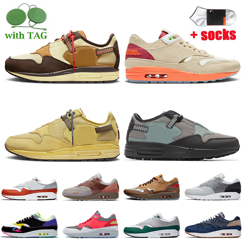 

2022 Fashion Womens Mens Shoes Max 1 Cactus Jack Baroque Brown Saturn Gold Cave Stone Parra Amsterdam CLOT Kiss Of Death OG Denham Outdoor Trainers Sports Sneakers, A16 london 36-45