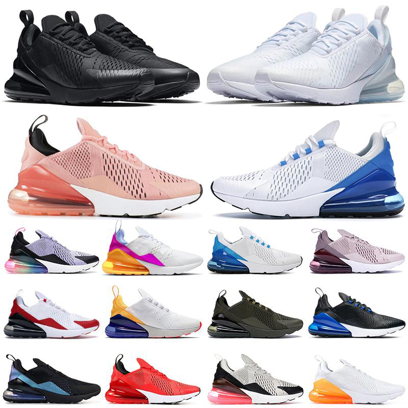 

270 running shoes 270s triple black white red men women Chaussures Bred Be True BARELY ROSE mens Photo Blue trainers Outdoor Sport Sneakers