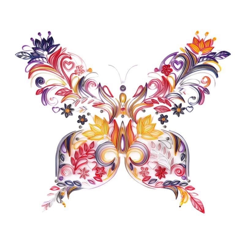

Other Arts And Crafts 23 Designs 3D Animals Paper Filigree Painting Peacock Christmas Elk Home Decor Handmade DIY Craft Quilling Tools Kits