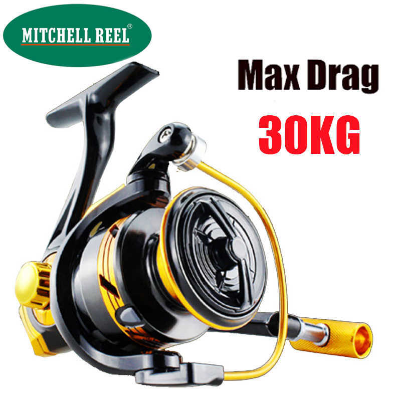 

2021 MITCHELL REEL Fishing Reels Spinning Metal Spool 8-12kg Max Drag 5.2:1 High Speed Carp Spinning Reels Saltwater Reel H1014