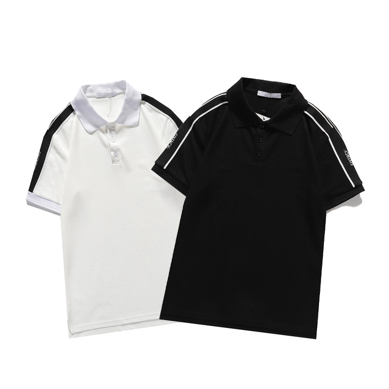 

2021 Monclair luxury brand mens designer polo T shirt summer fashion trend pure cotton breathable short-sleeved lapel top