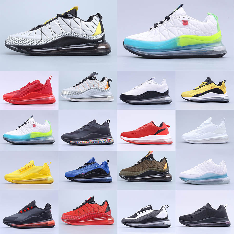 

2021Volt Black Magma 720-818 Mens Running Shoes 720 Ispa Metallic Silver Bullet Clean White Aqua CNY 720s Men Women Trainers Sports Sneakers