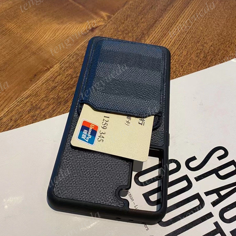 Fashion Phone Cases for iphone 16 16pro 15 15pro 14 14pro 11 12 13 pro max Xsmax Leather Card Holder Designer Cellphone Cover with Samsung S23 S2-image-654547224