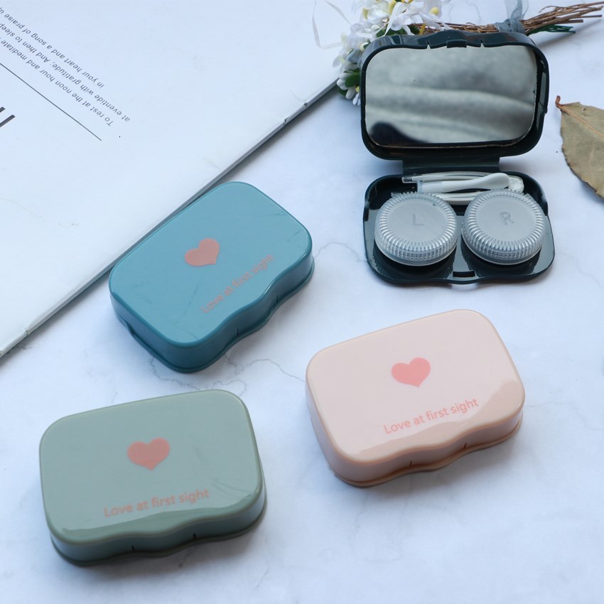 

Like fish simple contact lens with mirror companion care beauty pupil box Ke / mt192