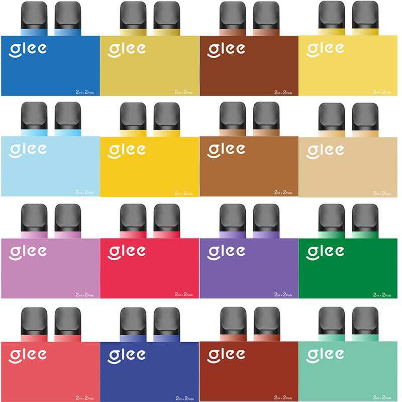 

Glee 100% original 2ML Pods PCTG double leak-proof and precise airflow adjustment 16 colors can be selected to support mixed batch