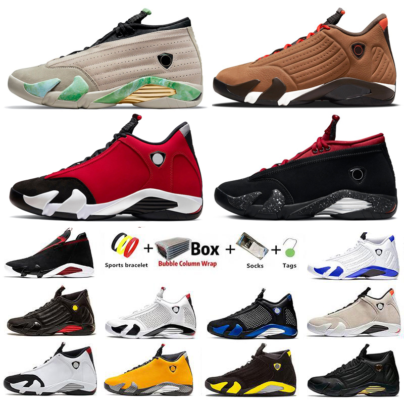 

Jumpman 14 14s Winterized Mens basketball shoes XVI Fortune University Gym Gold Red Lipstick Thunder Black Toe Reverse Varsity Royal men sports sneakers With Box, Color#13