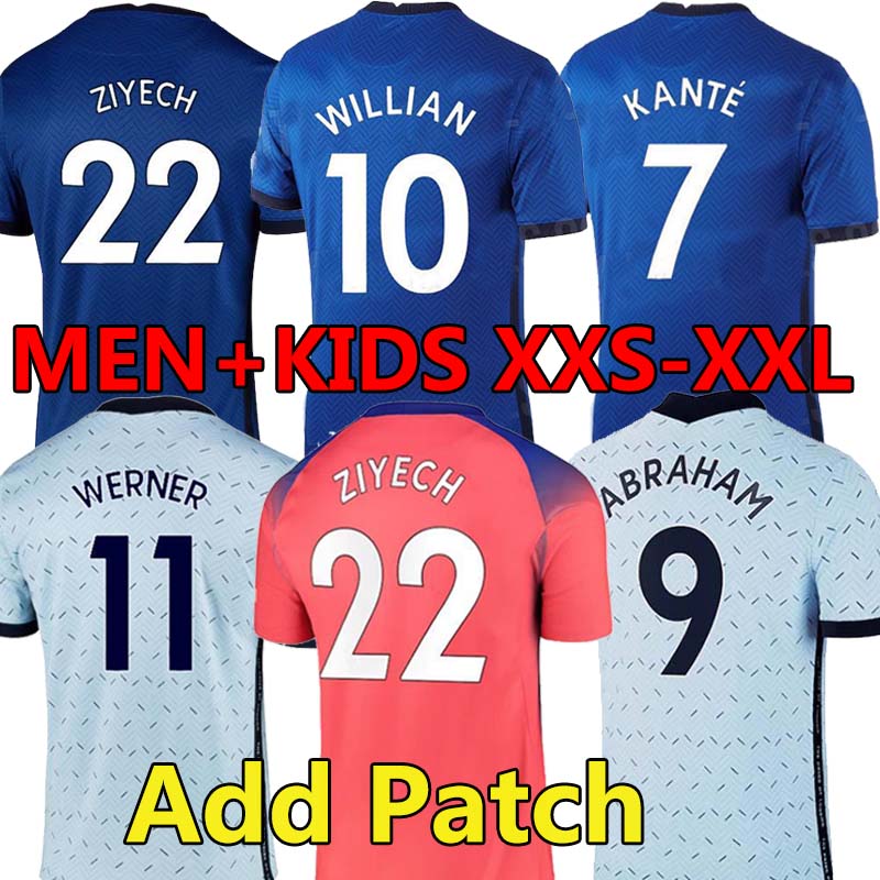 

Thailand fourth 20 21 WERNER HAVERTZ CHILWELL ZIYECH Soccer Jerseys 2020 2021 PULISIC Football Shirt KANTE MOUNT Men Kids set Kits, Cfc home