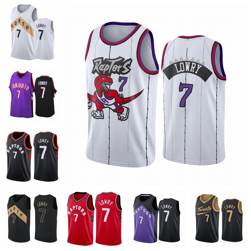 

TorontoRaptorsMEN Kyle Lowry Black Statement 2020-21 Basketball Jersey