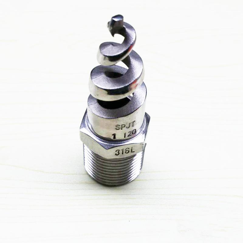 

1PC SPJT Spiral Nozzle 316L stainless steel 1/4" 3/8" 1/2" 3/4" 1" 1.2" 1.5" 2" chasing/NO chasing S