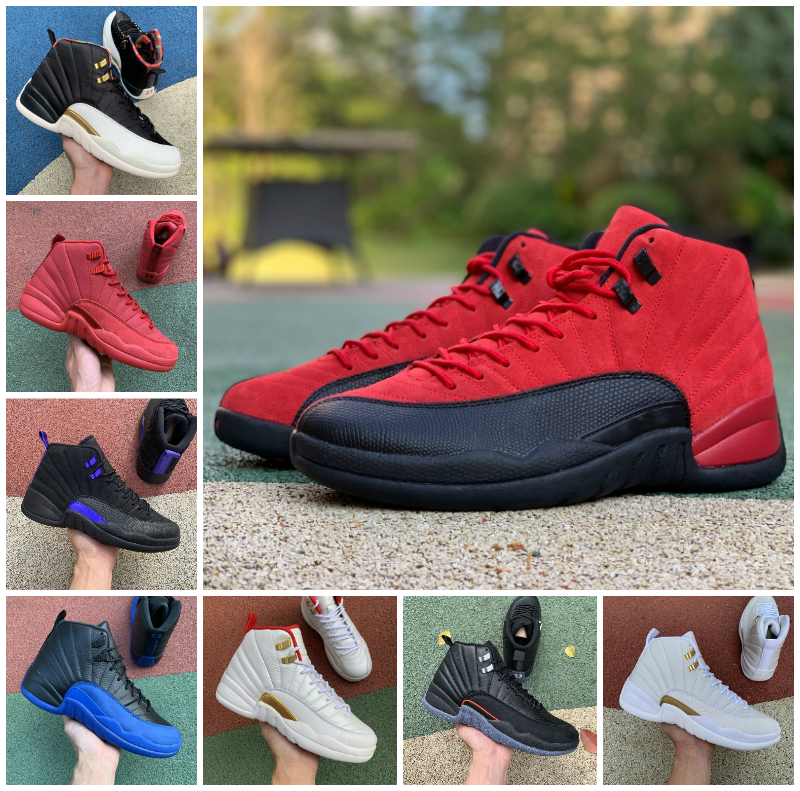 

Mens 12 12s Twist Low Easter Basketball Shoes Utility Grind Indigo Flu Game Royal Dark Concord JUMPMAN OVO White Reverse Royalty Taxi Fiba Gamma Blue Trainer Sneakers, Bubble package bag