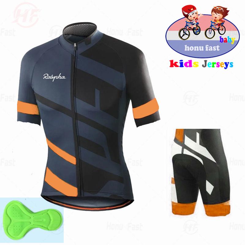 

Racing Sets Baby 2021 Pro Team Quick Dry Kids Short Sleeve Cycling Jersey Set Children Breathable Bike Clothing Boys Summer Bicycle Wear, Jersey 11