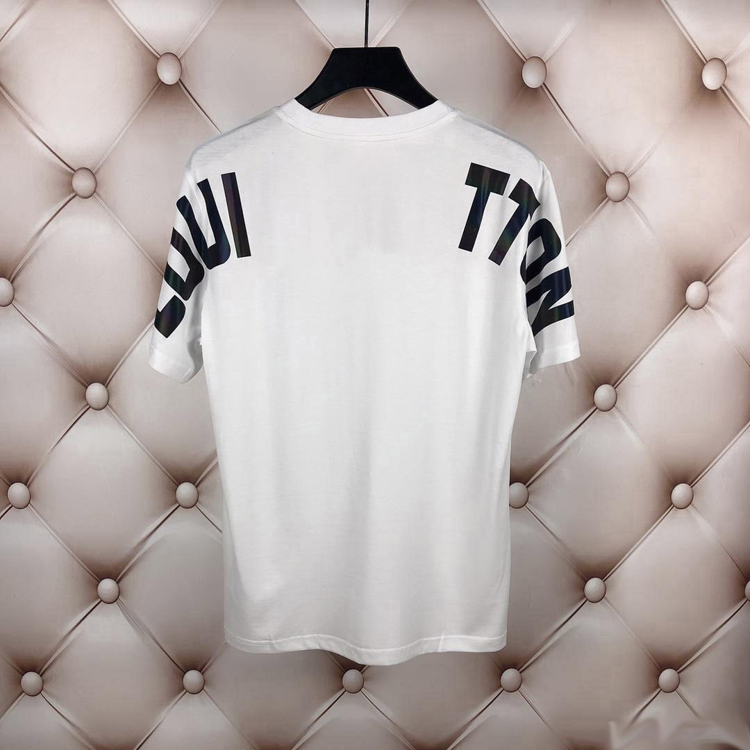 

Summer Mens Designers T Shirt Casual Man Womens Loose Tees With Letters Print Short Sleeves Top Sell Luxurious Men T Shirt Size QAQ, White;black