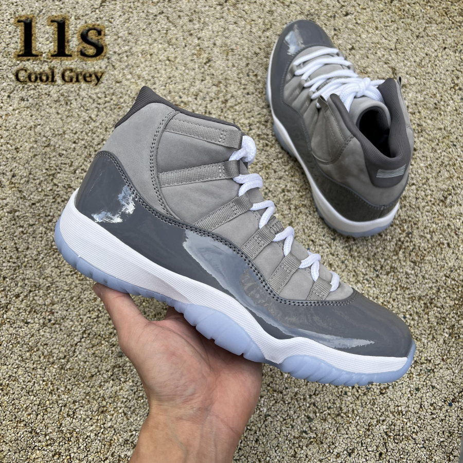 

Retroes Mens 11 Cool Grey 11s Jumpman Basketball Shoes Low Legend Blue 25th Infrared 23 Bred Space Jam Concord High OG Classic Womens Retros 2022 Sneakers Trainers, R-3