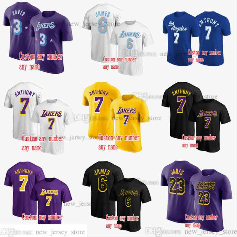 

Print Fans Tops&Tees Basketball T-Shirt 7 Anthony 2 Wayne Ellington 1 Trevor Ariza 9 Kent Bazemore Austin Chaundee Brown Jay Huff Avery Bradley Sleeve Short, As picture style