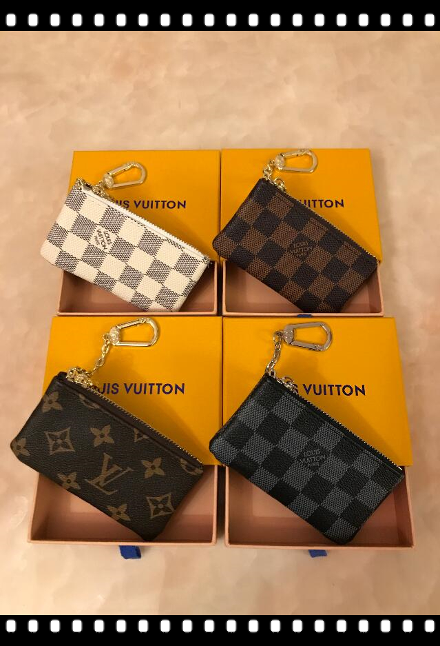

Luxurys Designers France Style Bags Coin Pouch Men Women Lady Leather Coin Purse Key Wallet Mini Wallet 66 LV LOUIS VITTON