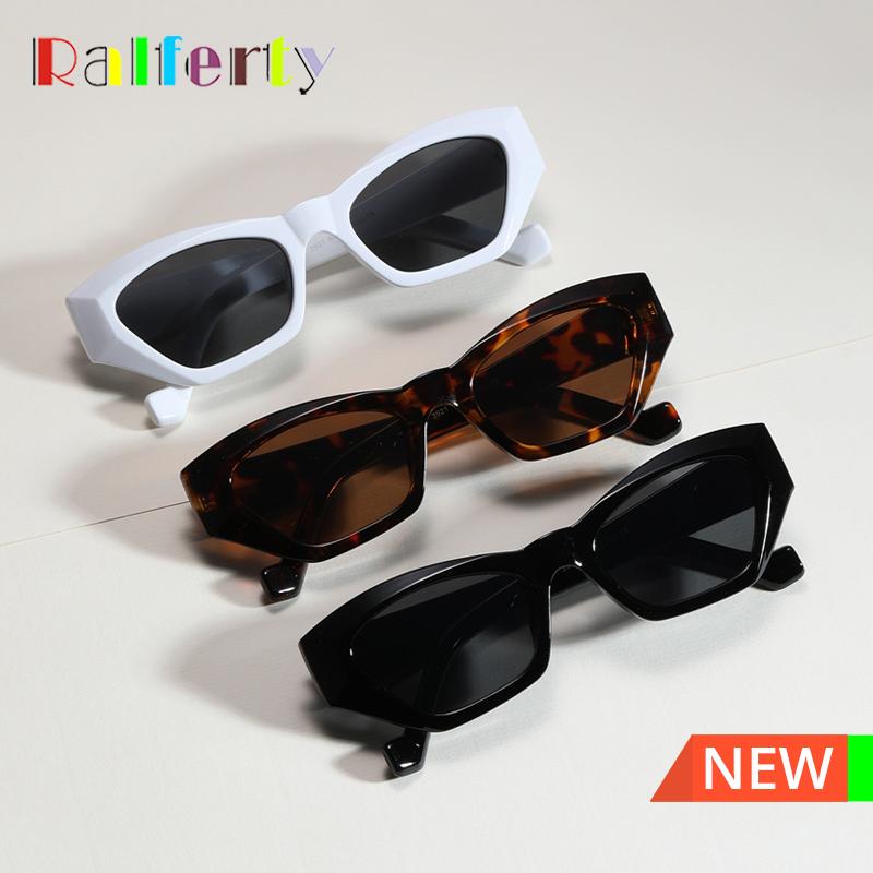 

Sunglasses Ralferty Retro Polygon Women's Vintage 2021 Small Rectangle Sun Glasses Shade 100% UV400 Gafas De Sol Mujer W3921