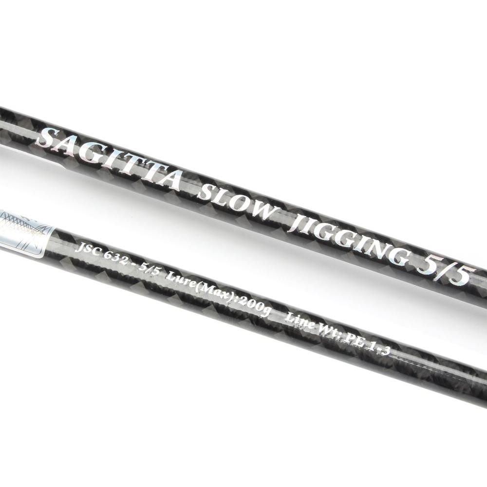 

1.95m(632) Slow Jigging Rod 5/5 Lure Weight Max 200g Line Weight Pe 1-3 High Carbon Lure Boat Fishing Rod Sect jllrUk ladyshome