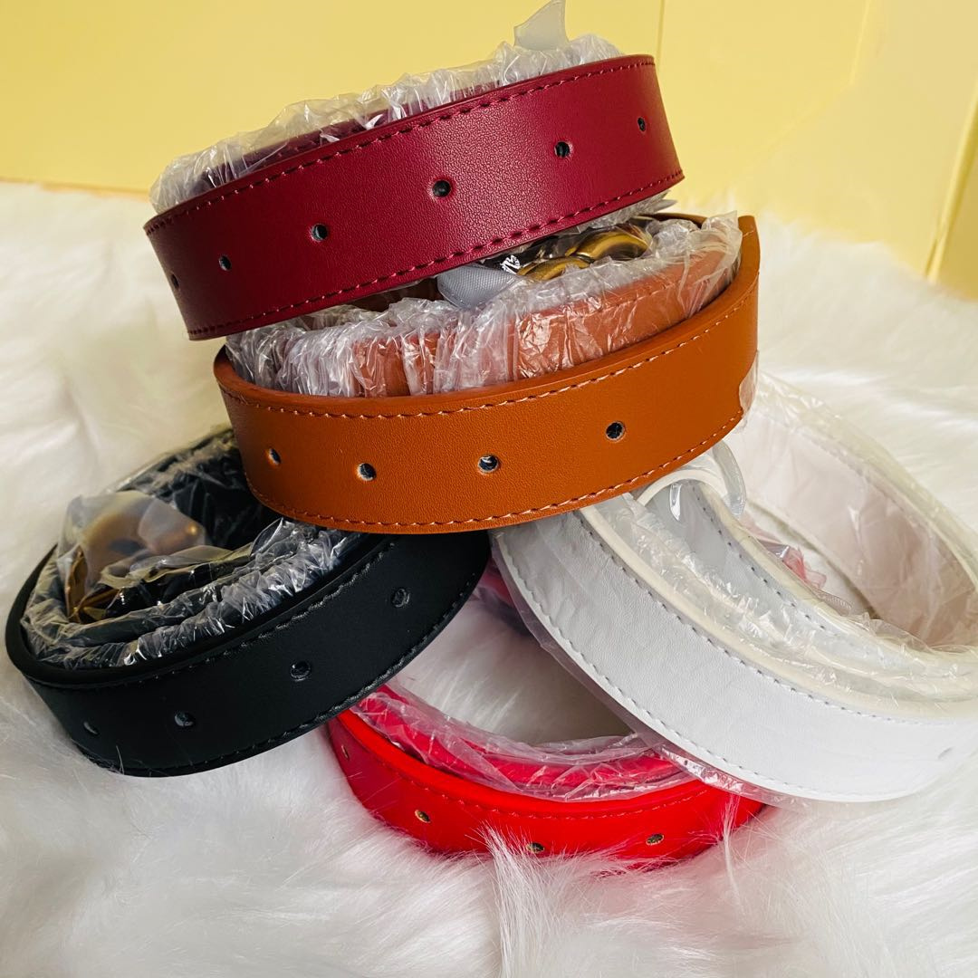 

2021 Top Mens Womens Designers Belt Casual Smooth Buckle Belts Style Optional Width High Quality 2.8cm With Box 07, Black;brown