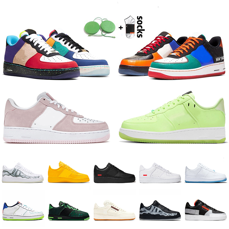 

2021 Running Shoes Men React Light Bone What The CNY MCA University Gold Blue 1 one Skateboard Triple White Black Off N354 Women Trainers Sneakers