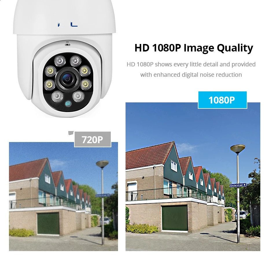 

1080P 3MP PTZ WiFi IP Wireless Camera Outdoor Home Security 4X Digital Zoom 2MP Speed DomeCCTV Video Surveillance