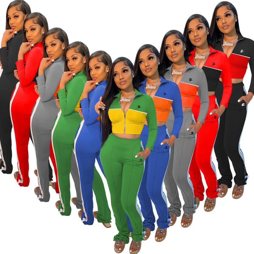 

Designer WomenTracksuits Two 2 Piece Set Sports Leisure Fashion Long Sleeve Pants Outfits Top Trousers Jogging Suit Plus Size, 16