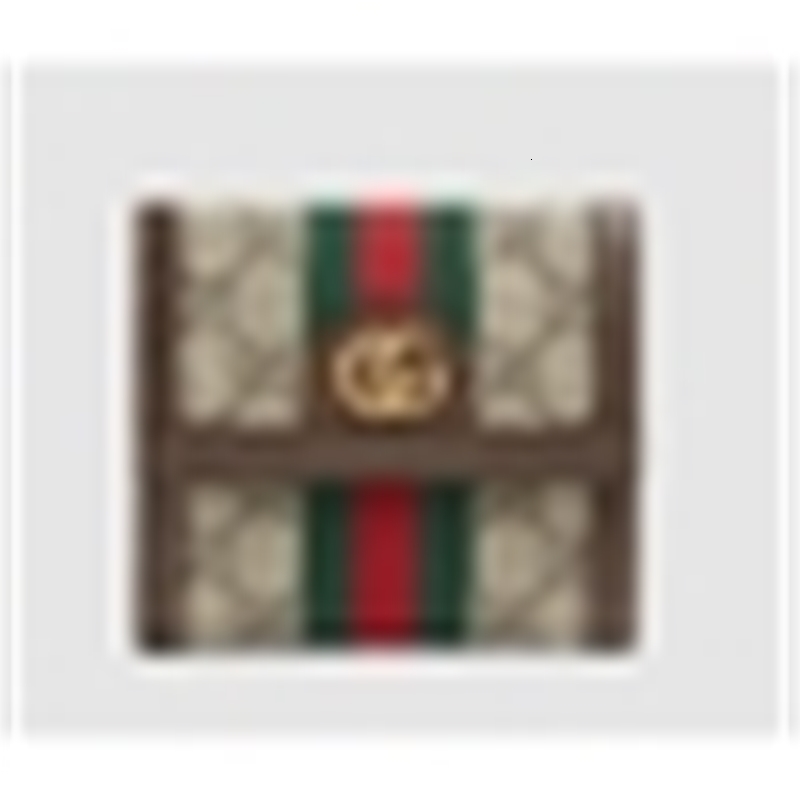 

523173 Ophidia french flap wallet Real Leather Long Wallets Chain Wallet Pouches Key Card Holders Cases Purse Clutches Evening, Red;black