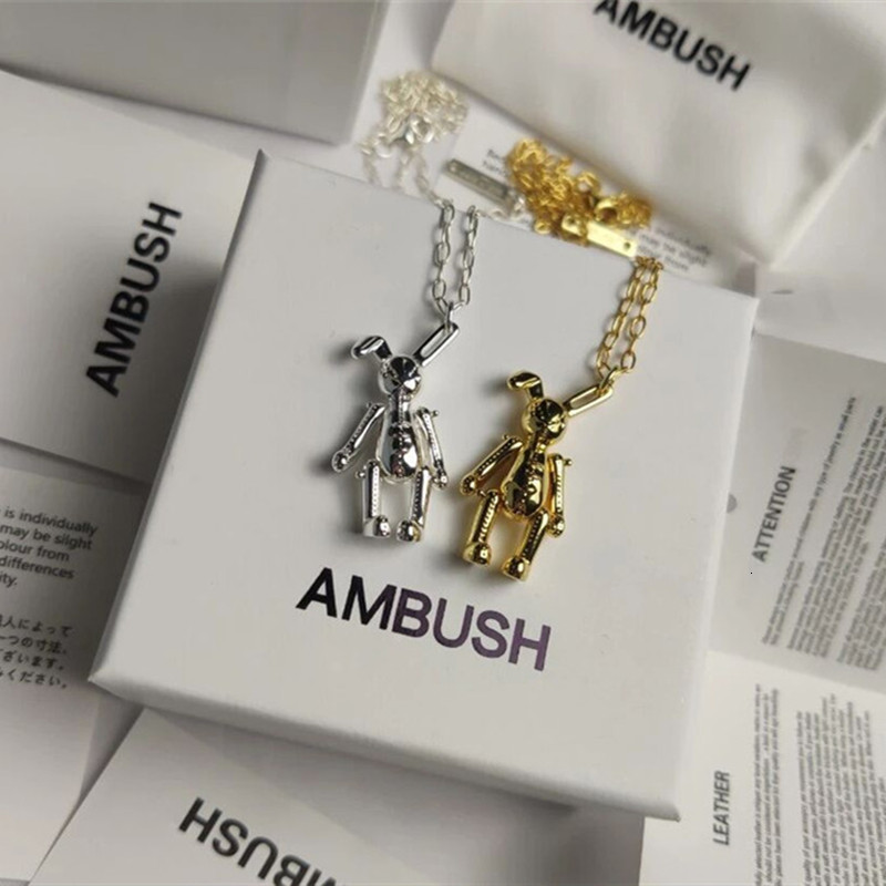 

2021 New 925 Sterling Ambush Rabbit Necklace Men Women Best Quality Gold Sier Accessories R5ht