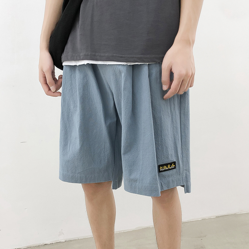 

2021 New Summer Men's Fashion Bf Casual Male Five-cent Trousers Harem Cotton Brand Jogger Gym Bodybuilding Beach Shorts S-2xl 62ym, Green