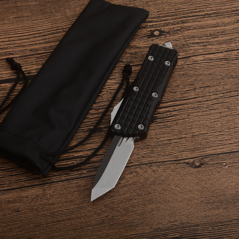 

Microtech Mini UT knife UTX-85 UTX-70 Troodon Scarab action Automatic Pocket knives Ultratech Halo V EDC folding blade Hiking Tactical Hunting