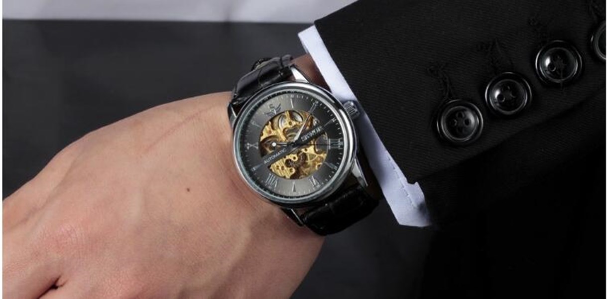 SEWOR mechanical watch Automatic movement watch Leather strap men's casual fashion watch SEW08-3-image-661906074