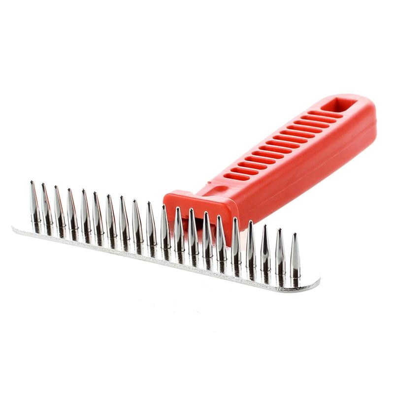 

Brush Grooming Comb Hair Curry Comb 13cm For Dog Cat Pet, Random color