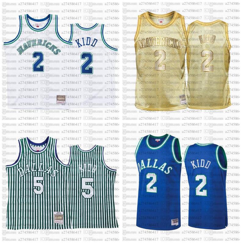 

Men women youth basketball 2 Jason 5 Kidd 2010-11 Hardwoods Classics retro Jersey