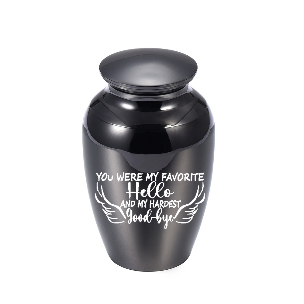 

Small Keepsake Urns Pendant for Human/Pet Ashes Mini Cremation Urn Memorial Ash Holder with pretty package bag