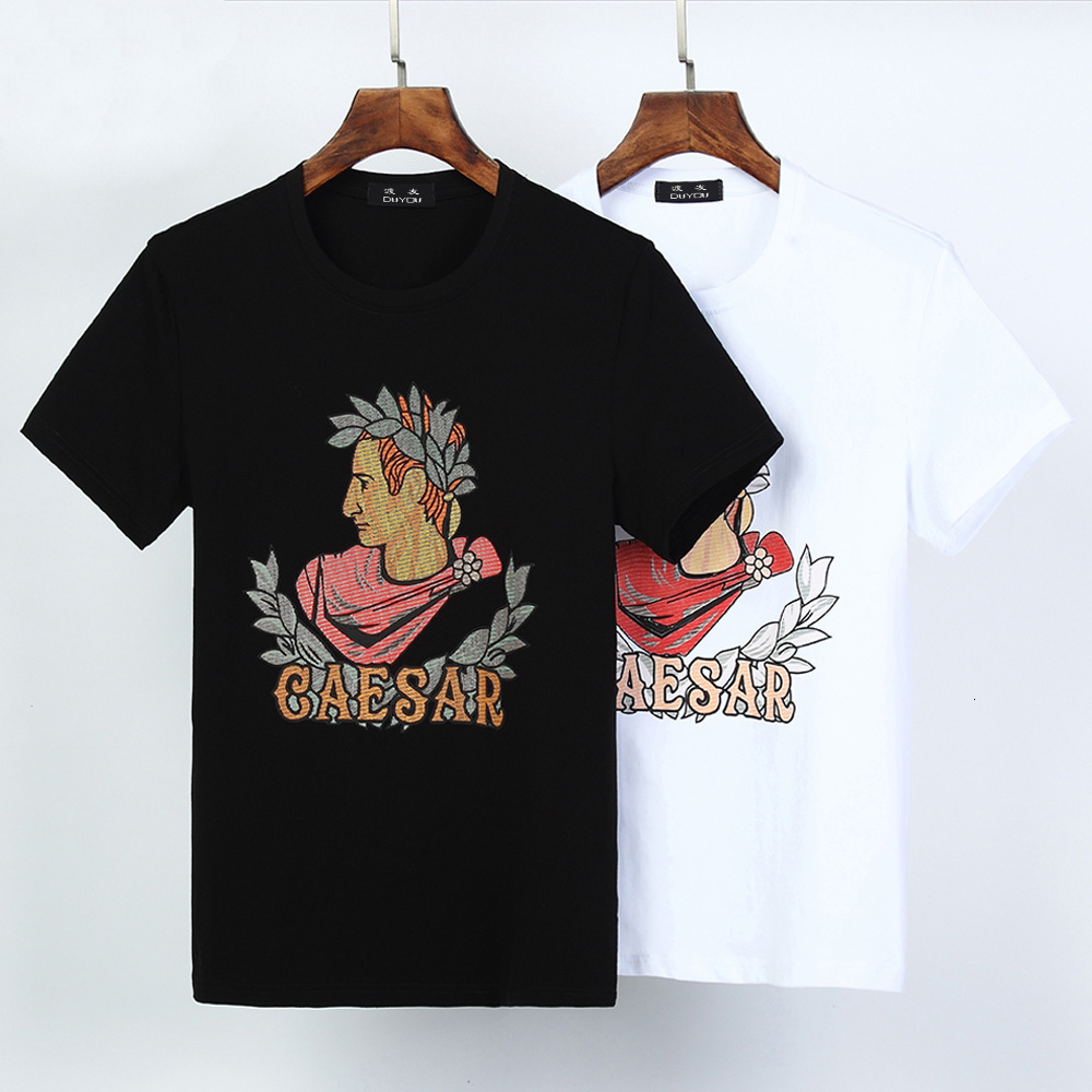 

2021 New Mens Designer t Shirts Printed Prince Wearing Laurel Short Sleeve Tshirts Summer Hip Hop 100% Cotton Tops Tees Streetwear Ukj9, White