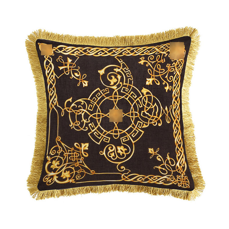 

High quality tassel European luxurious pillows Hotel TKV bedroom decorative office leisure comfortable pillow Free Ship, Style 1