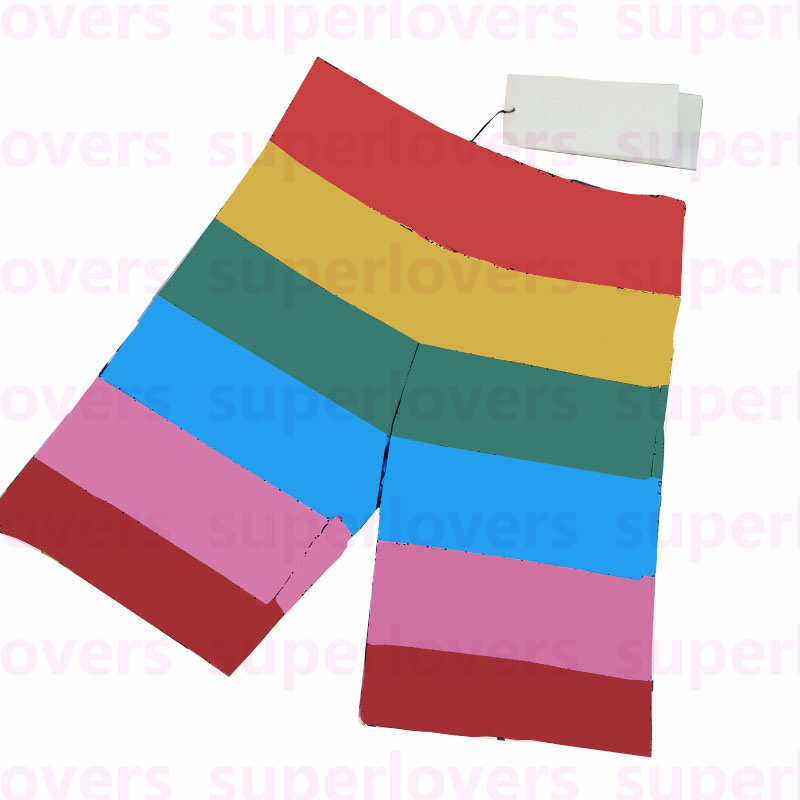 

Vintage Letters Multicolor Swimwear Womens Mens Lovers Board Shorts Trendy Casual Beach Pants Swim Trunks, Black