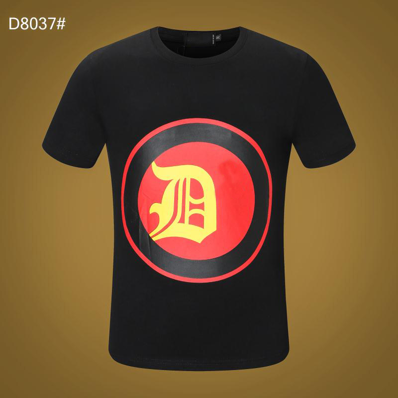 

NEW DSQ PHANTOM TURTLE 2020FW New Mens Designer T shirt Italy fashion Tshirts Summer DSQ Pattern T-shirt Male Top Quality 100% Cotton Top D10, Orange