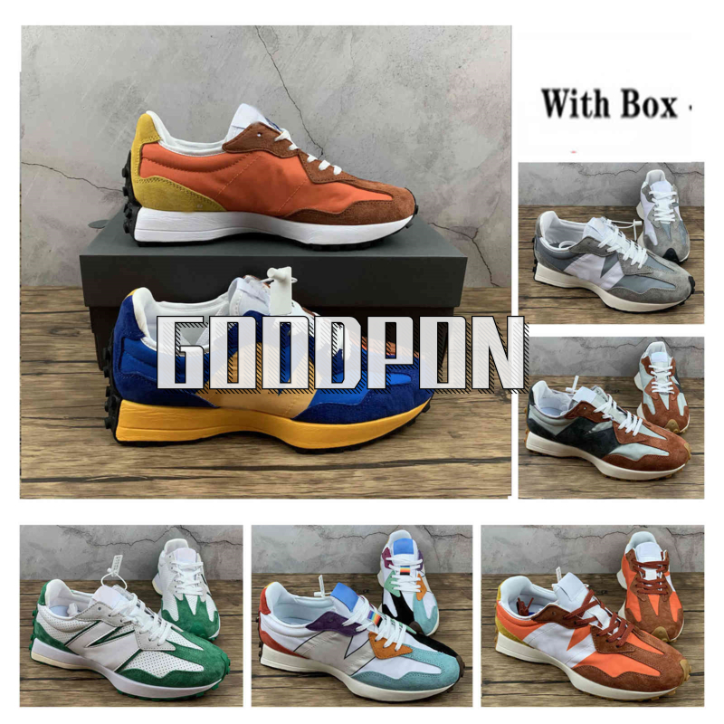 

Shoes NewBlue Men Carmine Grey Hyper Royal Light Smoke Grey-White MS327 Red Green Black Whit NB327 Sneakers, Bubble wrap packaging