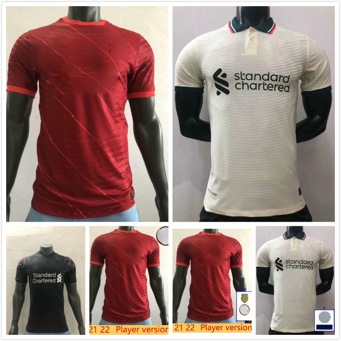 

20 21 22 player version LVP soccer jerseys home and away Gerrard special edition Smicer Alonso Hamann BARNES KUYT MANé M. SALAH HENDERSON Cisse 2021 Football Shirt men, White