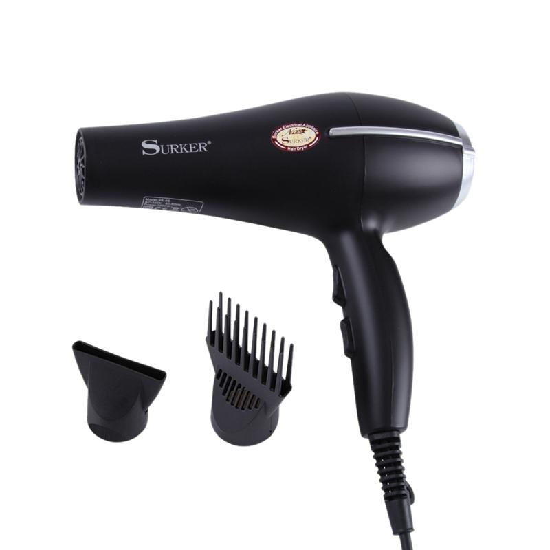 

Electric Hair Brushes Surker Sk-66 2000W Powerful Professional Salon Dryer Negative Ion Blow Hairdryer /Cold Wind