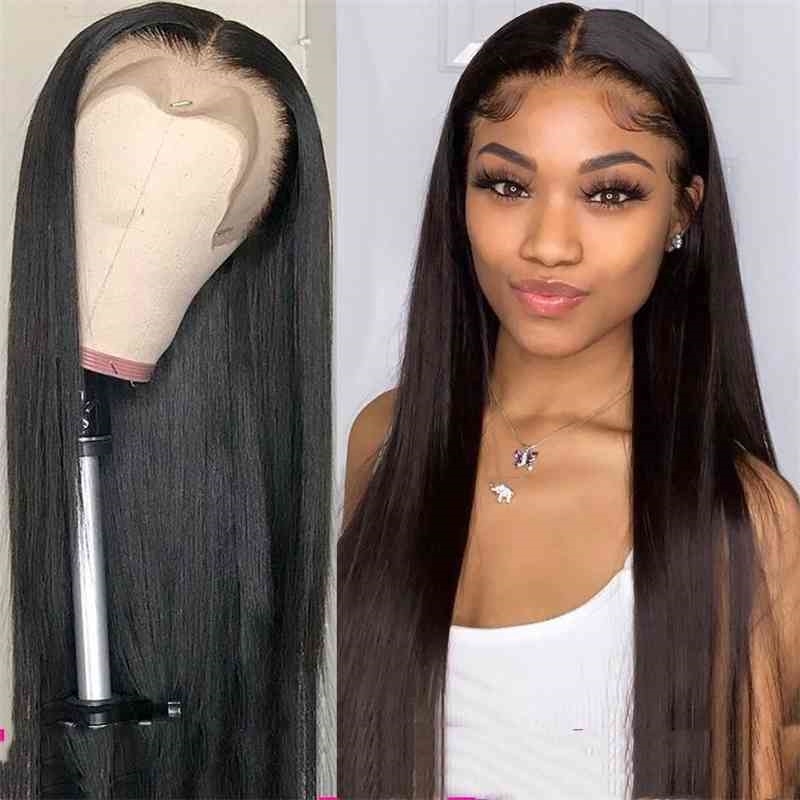 

hair straight Medium length women's chemical fiber 35cm-65cm full head set