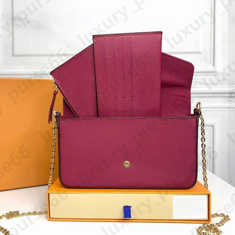 

Fashion Designer Luxury Handbags Purses Bag Chain Strap Messenger Cross Body Women Brand Classic Style Genuine Leather Totes Shoulder Bags Handbag With Box LB133, White grid -pink