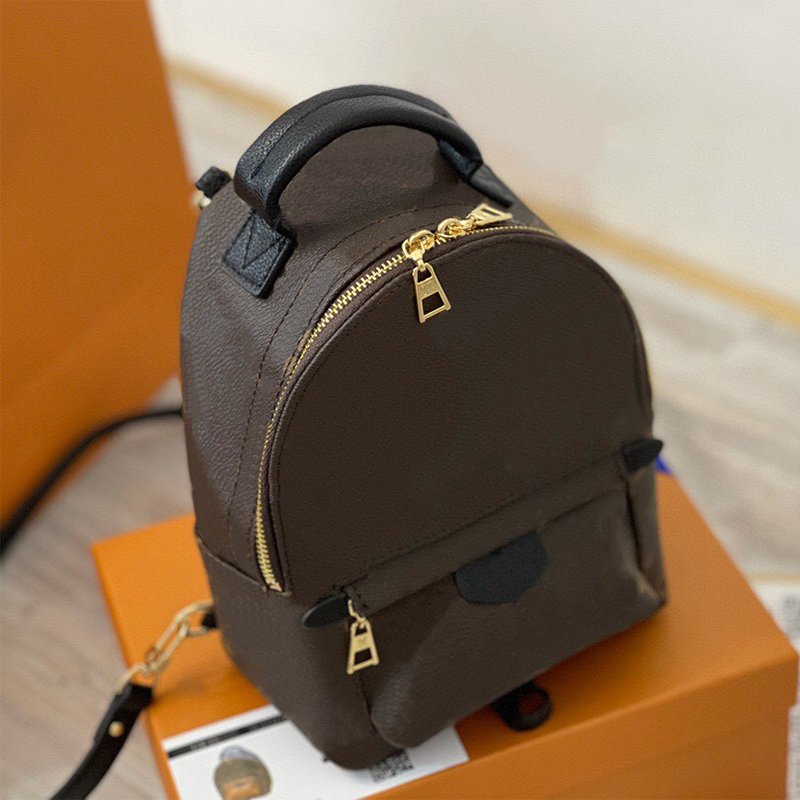 

5A+ Mini original backpack single Bag lady Luxurys Genuine Leather designer Backpacks fashion fow women handbags Presbyopic shoulder Purse CroSSbody, Color 1