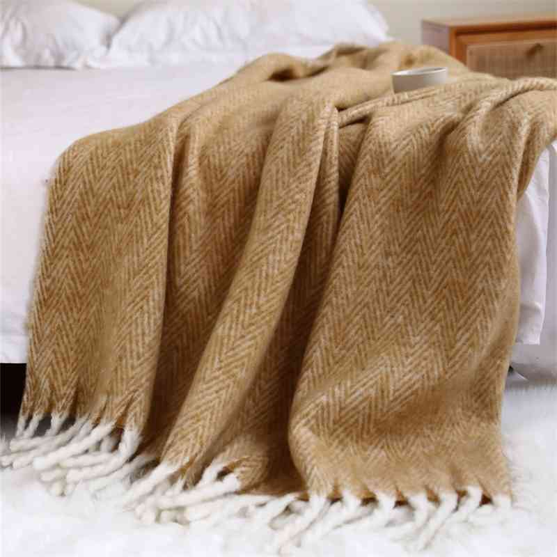 

Sofa cover lunch break air conditioning towel TV wool summer blanket