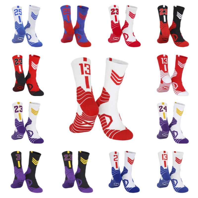 

200 USA Professional Elite Basketball Socks Mens Long Knee Athletic Fashion Walking Running Tennis Compression, As