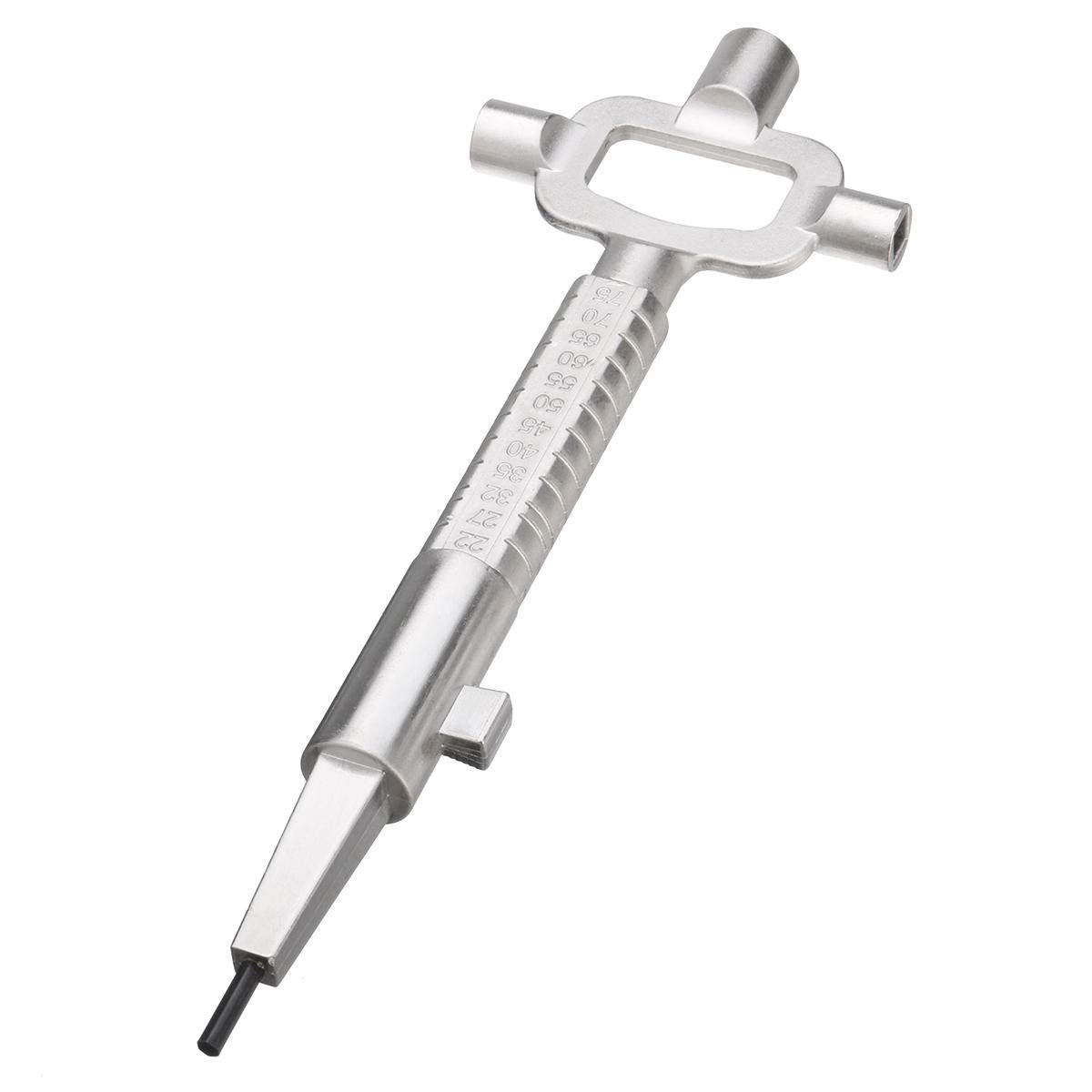 

Sliver Locksmith Tool Multi Purpose Cylinder Gauge Cam Turner Spindle