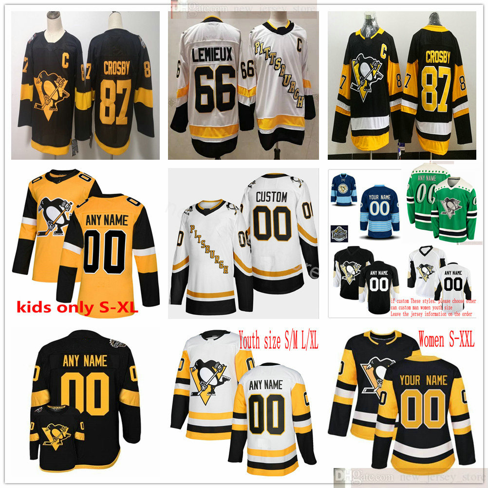 

Custom 2021 Reverse Retro Men Women Kids Youth Hockey Jerseys 71 Evgeni Malkin Cody Ceci Colton Sceviour Rodrigues Frederick Gaudreau Jared McCann John Marin Jersey, Tell me which color on order
