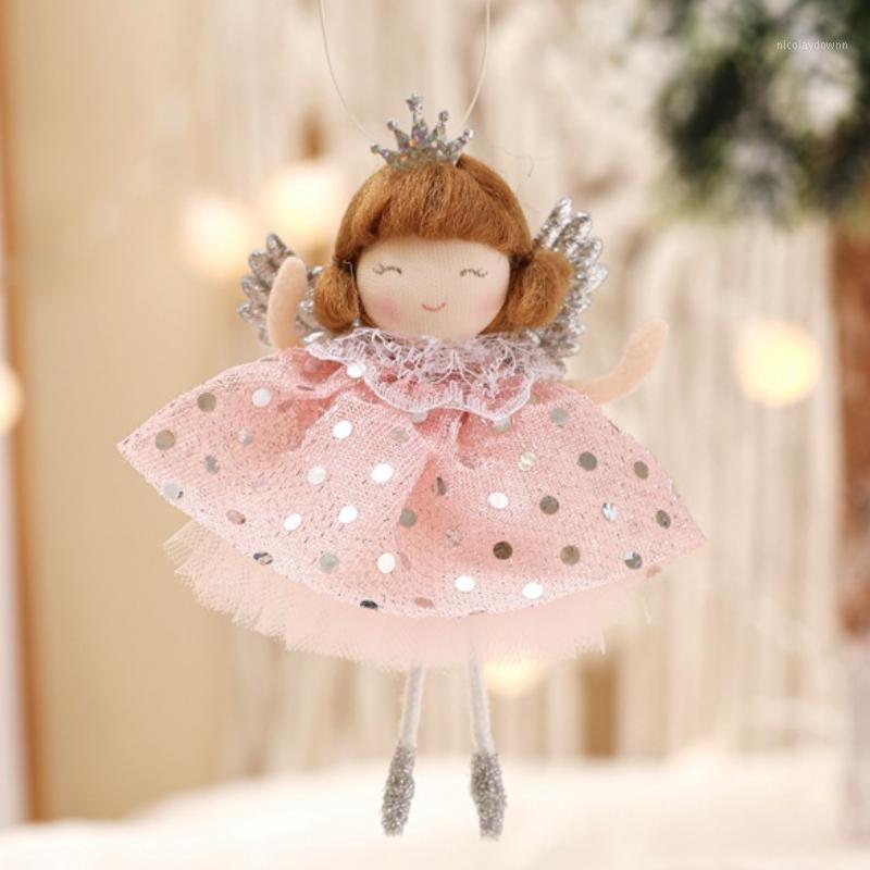 

Christmas Decorations Bubble Girl Cute Sequins Skirt Fairy Tale Wind Heart Angel Birthday Gift Decoration Tree Ornament Dolls Navidad 2022