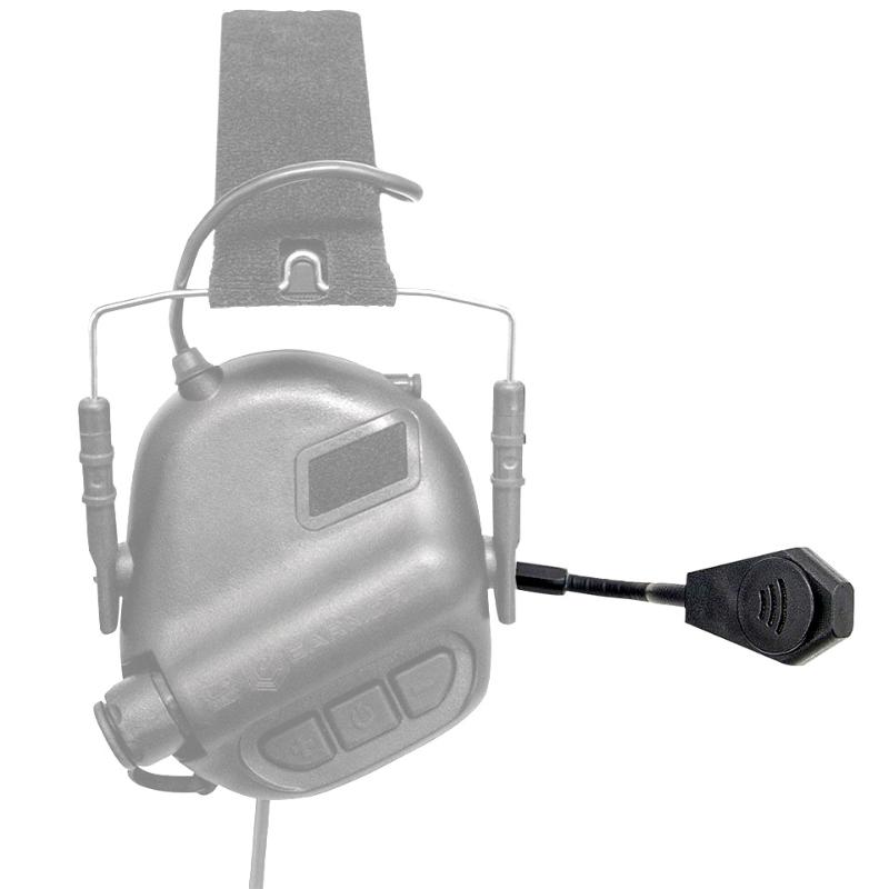 

EARMOR Tactical Airsoft Communication Headset Microphone Replacement Boom Mic Collection for EARMOR M32 & M32H Headphones