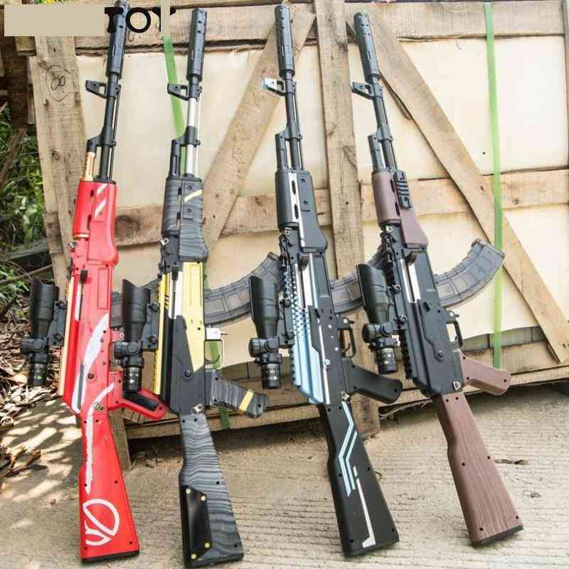 

AirSoft Gun Manual Rifle Akm Toy Water Bullet Shooting Boys Outdoor Toys Cs Game Air Soft Sniper Weapon Gifts For Kids
